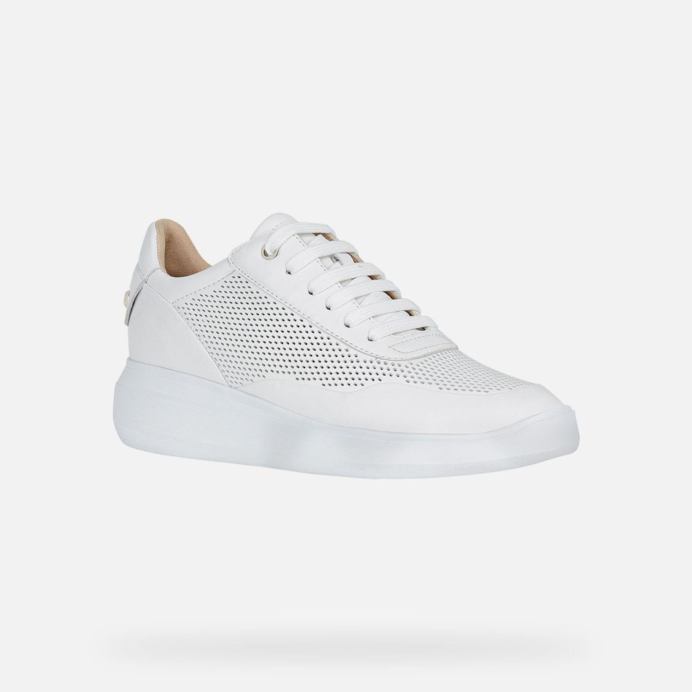 Basket Geox Rubidia - Blanche - Femme 032748-FYP